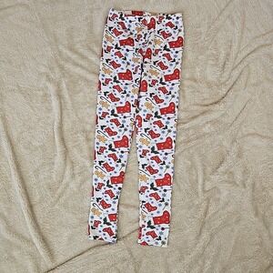 Christmas Leggings Holiday‎ Stocking Gingerbread Snowflake Print Festive S - L